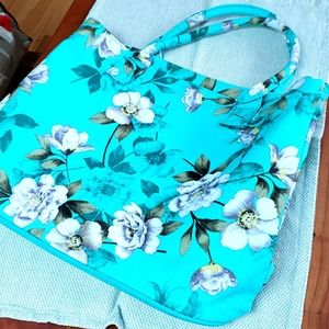 Canvas Tote Bag Floral Print - New without tags.